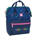 Safta 612550838 13 Benetton Damero 10l 22x39x10 Cm Ryggsekk