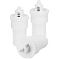 Vevor vannfilterutskiftninger til mugge, 3-pakning med 5-trinns vannfilter for mugger og dispensere, uten BPA, varer i 3 måneder eller 40 gallon, reduserer kalk, bly, klor, for vannfiltermugge 6216