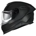 NEXX Y.100r Full Black Fullface-hjelm