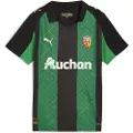 Puma RC Lens 25/26 Away Jersey Youth, Clothing, Black/Jade Green, 11-12Y