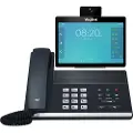 Yealink VP59 - IP-videotelefon - med digitalkamera, Bluetooth-grensesnitt med anrops-ID - IEEE 802.11a/b/g/n/ac (Wi-Fi) / Bluetooth 4.2 - 5-veis anropskapasitet - SIP, SIP v2, SRTP - klassisk grå