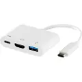 Sinox PRO USB C Hub. 0,15m. Hvid