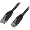 X-SHIELD - Koblingskabel - RJ-45 (hann) til RJ-45 (hann) - 1.5 m - UTP - CAT 6 - halogenfri, formstøpt - svart