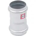 Blücher rustfri dobbelt stikmuffe Ø50 mm - AISI304/EN1.4301