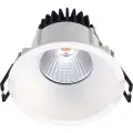 Nordtronic Downlight Velia LED 10,9W 3000K, 740 lm, 230V rund, hvid
