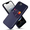 Mtp Products iPhone 16e KSQ Deksel med Kort Lomme - Blå