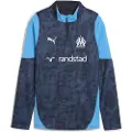 Puma Olympique de Marseille Training Quarter-Zip Top Youth, Clothing, Navy/Azure, 5-6Y