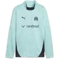 Puma Olympique de Marseille Training Quarter-Zip Top Youth, Clothing, Safe Lake/New Navy, 5-6Y