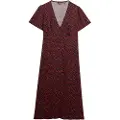 Superdry Print Button Tea Kortermet Midi-kjole