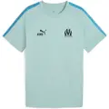 Puma Olympique de Marseille KING Tee Men, Sport, Modern Mint/Luminous Blue, XXL