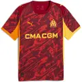 Puma Olympique de Marseille 25/26 Goalkeeper Jersey Men, Sport, Dark Crimson/Sunny Yellow/Dark Poppy, L