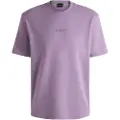 Hugo Boss for man. 50519368 T-shirt logo tonal lilac (XL), Casual, Purple, Cotton, Short sleeve