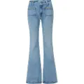 Salsa Jeans Destiny Front Pocket & Chain Push Up Flare Fit Jeans