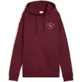 Puma Class Relaxed Hoodie Women, Clothing, Ruby Shimmer, L