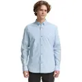 Tom Tailor Fitted Printed Poplin Skjorte Med Lange Ermer