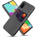 Mtp Products KSQ Samsung Galaxy A41 Deksel med Kort Lomme - Grå