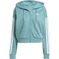 Adidas Essentials 3 Stripes French Terry Genser Med Hel Glidelås