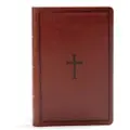 Lifeway Christian Resources KJV Large Print Personal Size Reference Bible, Brown Leathertouch