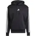 Adidas Essentials 3 Stripes Fleece Hettegenser