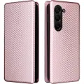 Mtp Products Samsung Galaxy Z Fold5 Flip-deksel - Karbonfiber - Roségull