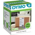 Dymo LW ekstra store forsendelsesetiketter, 104mm x 159mm, Ruller med 220 stk., sort på hvit