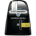 Dymo LabelWriter 450 Duo - Etikettskriver - direktetermisk - 600 x 300 dpi - inntil 71 etiketter/min - USB