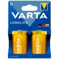 Varta 04120, LR20, Alkalisk, 1,5 V, 2 stk, Hvit, Gul, 61,5 mm