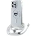 Karl Lagerfeld Klhmp15xhcchnt Iphone 15 Pro Max 6.7 Iml Choupette Head&cord Telefondeksel