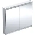 Geberit Spejlskab ONE 2 låg 90x105x15 aluminium