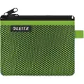 Leitz WOW Travel Small - Pung for personal belongings / ID / credit cards / cable / cash / earphones - nylon - grønn