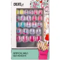 Canenco CREATE IT-klistremerker, fargerike neglespisser 84534 / 16