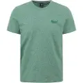Superdry for man. M1011245A Organic cotton t-shirt with logo Essential green (3XL), Casual, Short sleeve