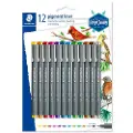 Staedtler pigment liner 0.5 12 colors on BC