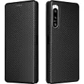 Mtp Products Sony Xperia 5 IV Flip-deksel - Karbonfiber - Svart