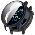 Mtp Products Garmin Vivoactive 6 Plastdeksel med Skjermbeskytter - Blå