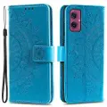 Mtp Products Motorola Moto G55 Mandala Series Lommebok-deksel - Blå