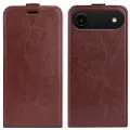 Mtp Products iPhone Air Vertikalt Flip-Deksel med Kortlomme - Brun