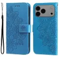 Mtp Products iPhone 17 Pro Max Mandala Series Lommebok-deksel - Blå