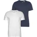 Levi's Slim Kortarmet T-skjorte 2 Enheter