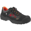 Ejendals Jalas 3468A Light Sport, Unisex, Voksen, Sort, Oransje, Lisselukking, Polyuretan (PU), Lær, Tekstil