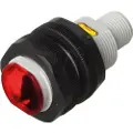 Carlo gavazzi Fotoaftaster M18 diffus IR vidvink 0,4m aksial PNP NO/NC IP69K 10-30VDC ABS, PA18CAD04PAM1WS
