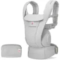 Ergobaby Omni Deluxe Cotton Bæresele - Pearl Grey