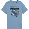 Puma Graphic Sneaker Tee Youth, Clothing, Cool Blue, 176