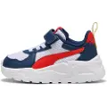 Puma Trinity Lite Sneakers Babies, Shoes, White/Fierce Red/Persian Blue, 21