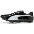 Puma evoSPEED Prep Sprint 3.5 Running Shoes, Shoes, Black/White/Silver, 39