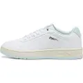 Puma Court Classy Sneakers Women, Shoes, White/Sea Glass/Silver, 35.5