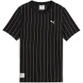Puma Class Striped Tee Youth, Kids, Black, 9-10Y
