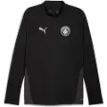 Puma Manchester City Training Quarter-Zip Top Men, Sport, Black/Silver, L