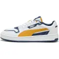Puma Court Classic Street Sneakers Unisex, Shoes, White/Archive Gold/Persian Blue, 42.5