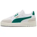 Puma Shuffle Downtown Sneakers Unisex, Shoes, White/Wild Green/Vapor Gray, 48